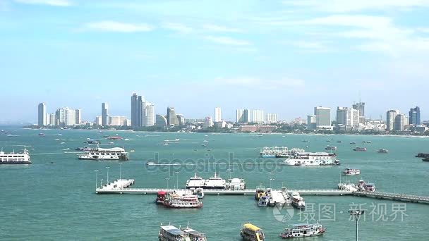 芭堤雅海滨码头酒店背景视频