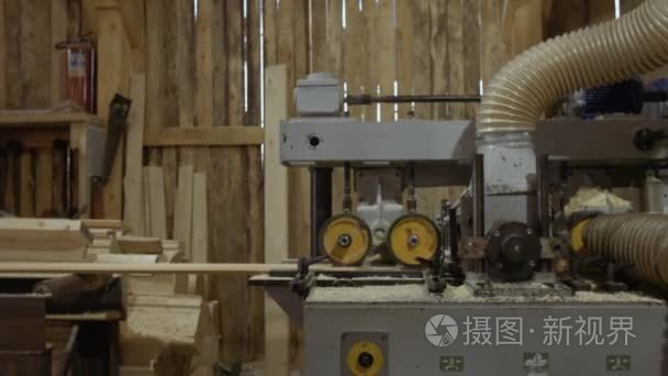 木工机械精炼锯木厂木板视频