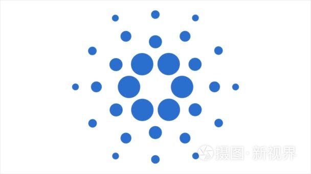 Cardano 符号 blockchain cryptocurrency。Cardano cryptocurrency 市场。带