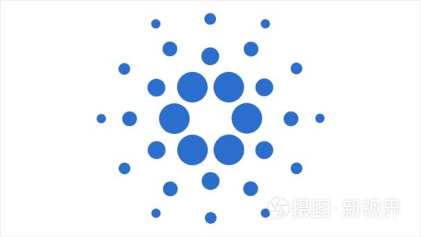 Cardano 符号 blockchain cryptocurrency。Cardano cryptocurrency 市场。带