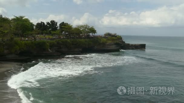 海海滩全景图视频