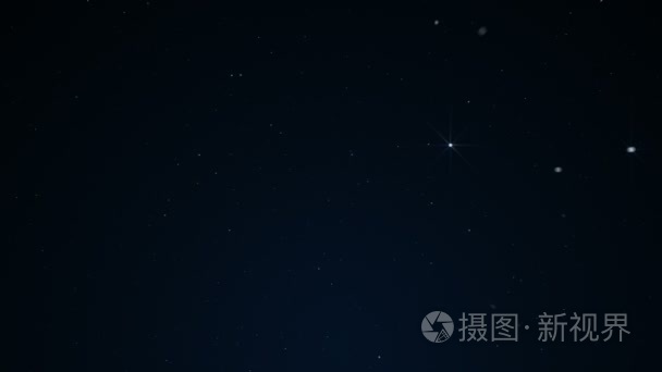 通过星光星系缩放视频