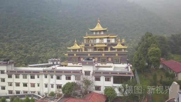 尼泊尔加德满都河谷佛教寺院2017年10月16日视频