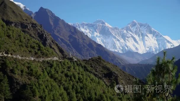 去喜马拉雅山上珠穆朗玛峰的路视频