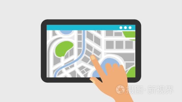 手持触摸屏设备 gps