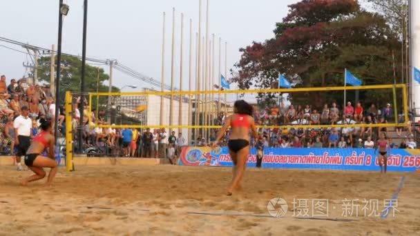 泰国女子沙滩排球锦标赛视频