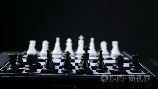 国际象棋概念救国王和保存策略视频