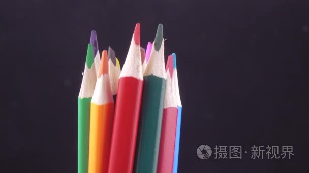 彩色铅笔不同视频