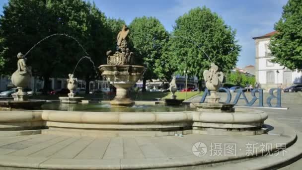 镇厅广场喷泉视频