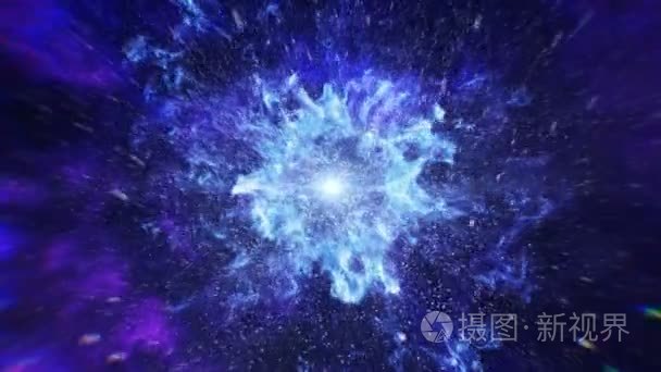 太空中的大爆炸宇宙的诞生视频