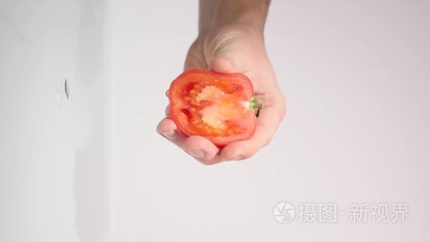 手榨番茄汁视频