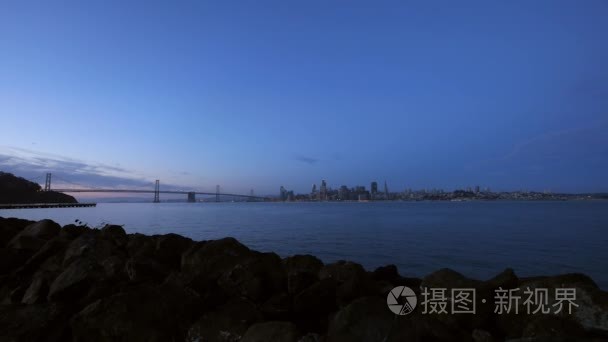 美国旧金山奥克兰海湾大桥视频