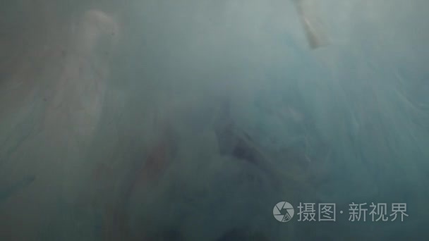 水中的墨水纹理视频