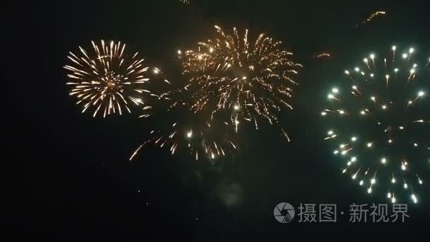 夜烟花节视频