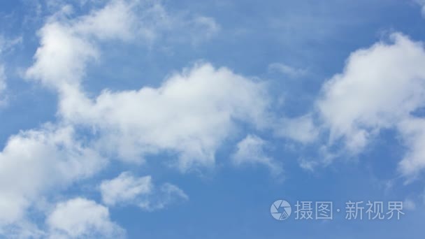 蓝蓝的天空白云视频