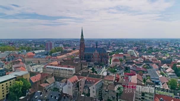 奥西耶克城市航空视频
