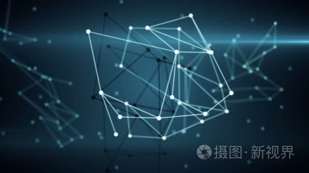 摘要通信技术网络数字背景视频