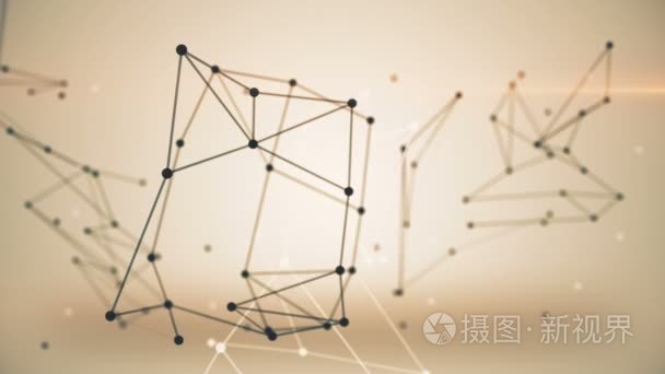 摘要通信技术网络数字背景视频