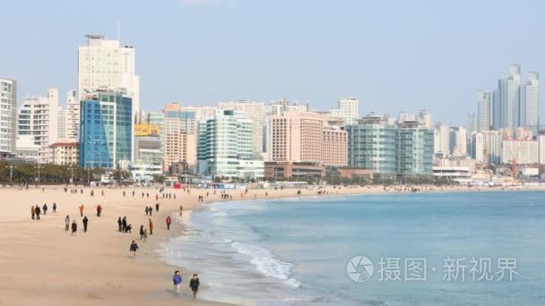 海云台海滩视频