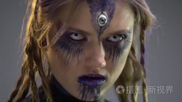 三只眼视频素材