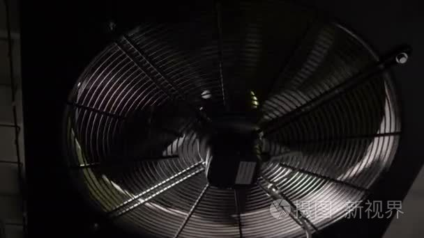 黑暗中通风系统细胞的片段视频