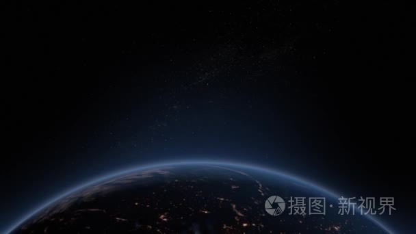 卫星空间星地球仪视频