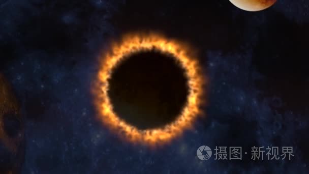 太阳空间宇宙原子电子视频