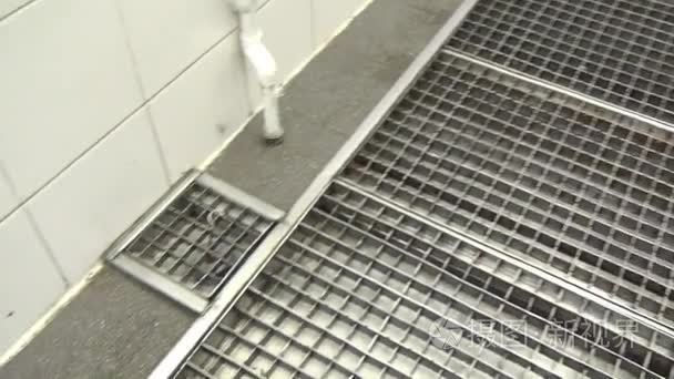 生产中的清洗与洗涤排水系统视频
