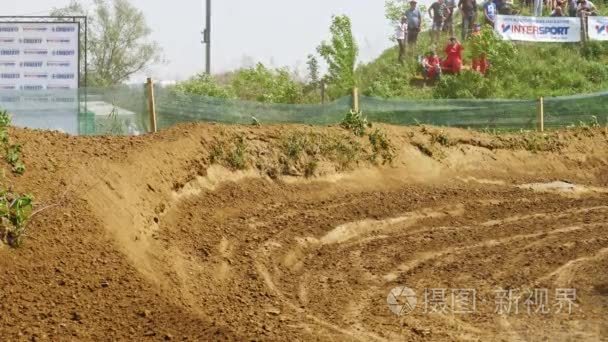 切尔诺夫茨, 乌克兰5 2018年5月 Wsc 世界 Sidecarcross 锦标赛。慢动作视频