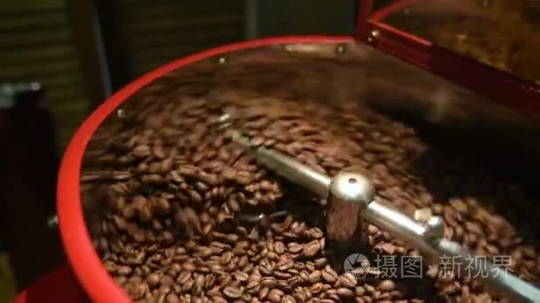 烘焙咖啡烘焙机视频