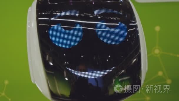 机器人的笑脸视频