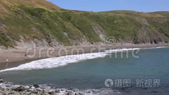 盲人海滩视频