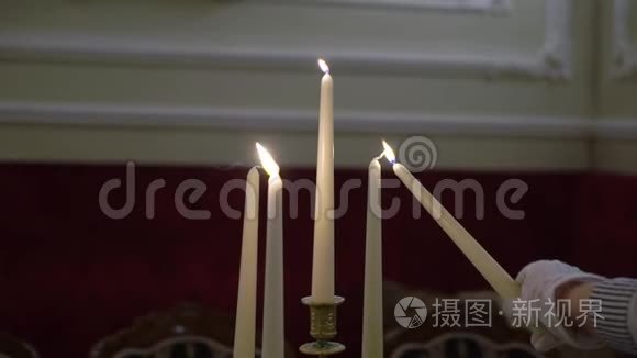 带火的蜡烛视频