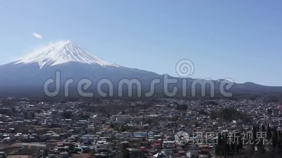 日本富士山的潘视频