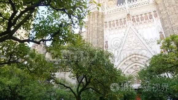 西班牙塞维利亚大教堂视频