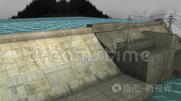 水力发电厂视频