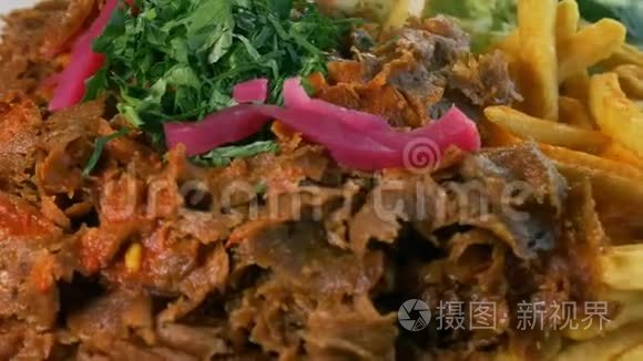 唐纳烤肉串肉视频