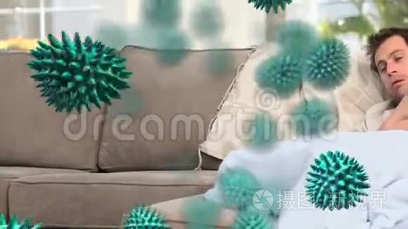 绿色病毒和病人