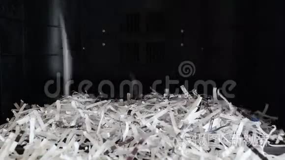 纸张碎纸机视频