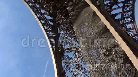埃菲尔铁塔大厦的细节视频