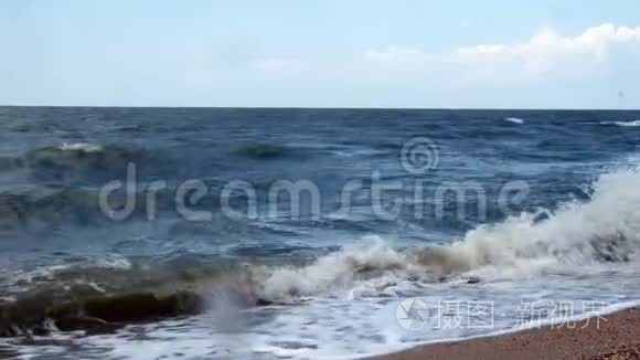 海上暴风雨天气视频