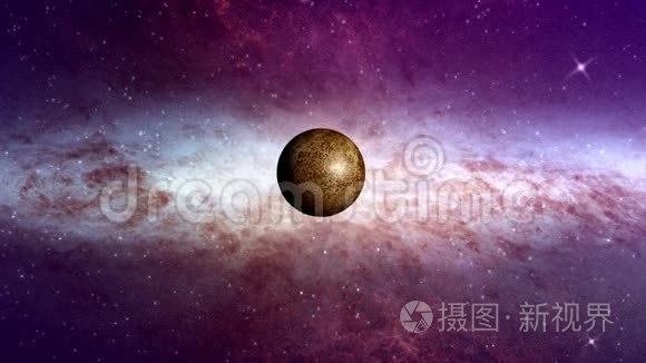 太阳系行星上的太空旅行视频