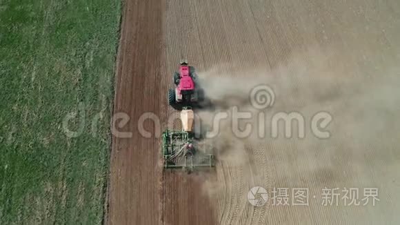 粉尘农田粮食作物种子播种机视频