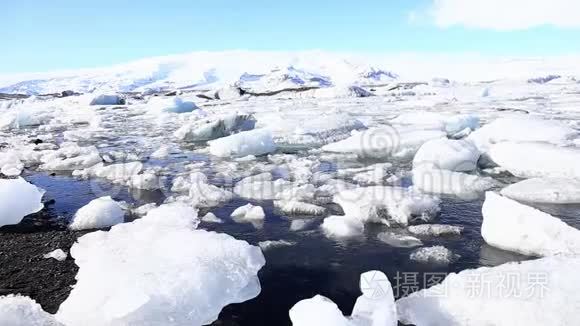 约库萨尔隆冰川泻湖，冰岛，欧洲