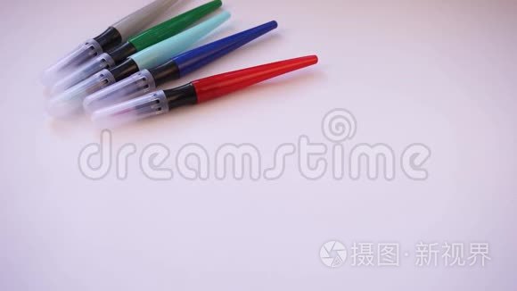 彩色画笔视频