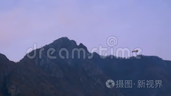 卡纳代尔消防飞机山水视频