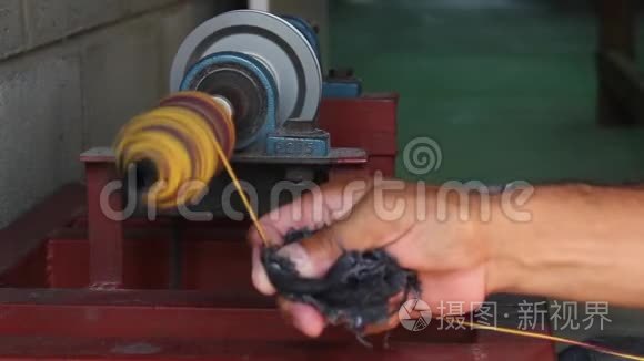 生产棉纺织用手工编织梭机视频