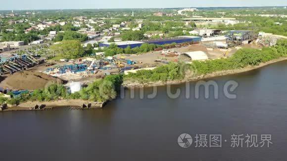 新泽西州卡姆登海滨的工厂视频