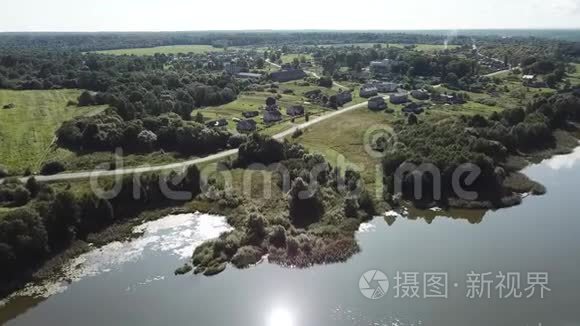 美丽的霍特西湖景观