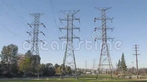 电力管道和线路视频